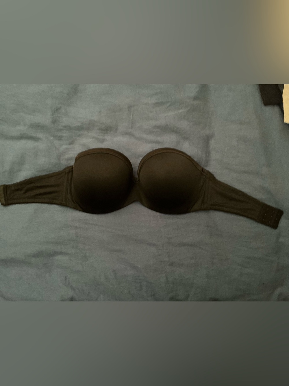 Strapless Black Bra
